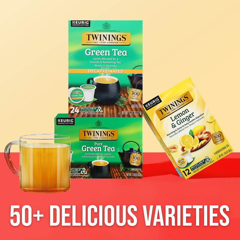 Twinings Decaf Green Tea, Keurig® K-Cup® Pods, 24/Box (TNA90557)