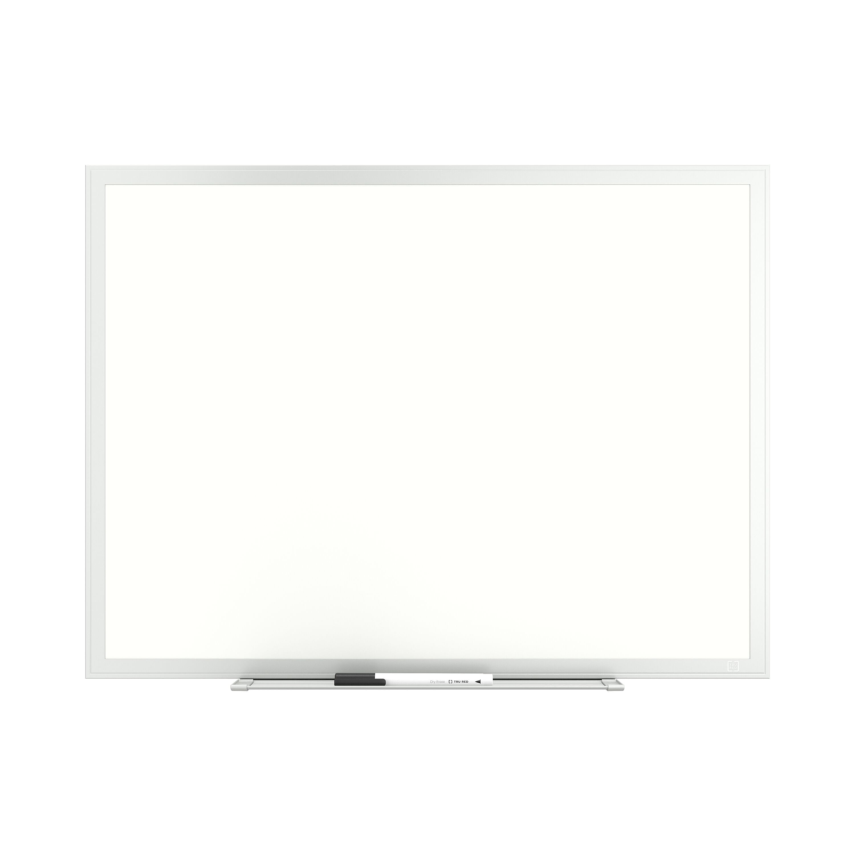 TRU RED™ Melamine Dry Erase Board, Gray Frame, 2' x 1.5' (TR59356)