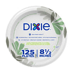 Dixie Pathways 8.5" Paper Plates, Multicolored, 125 Plates/Pack (DXEUX9WS)