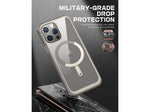 SupCase Unicorn Beetle MAG MagSafe Phone Case for iPhone 15 Pro Max, Gray (SUP-iPhone2023Max-6.7-UBMag-Gray)