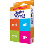 Scholastic Teaching Solutions Flash Cards, Sight Words, 6/Pack (SC-823358-6)