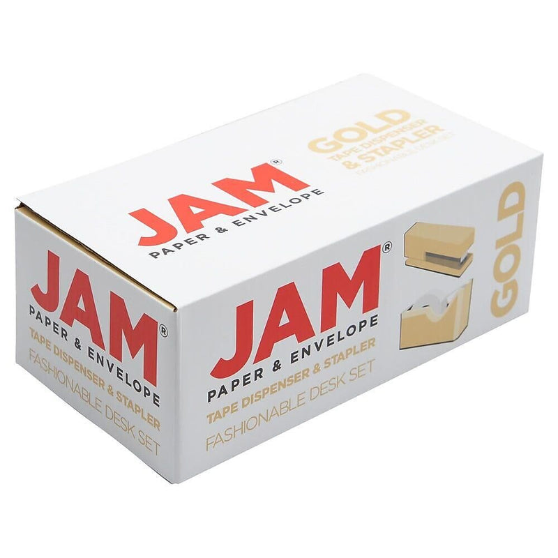 JAM Paper Office Supply Kit, Gold, 2/Pack (3378go)