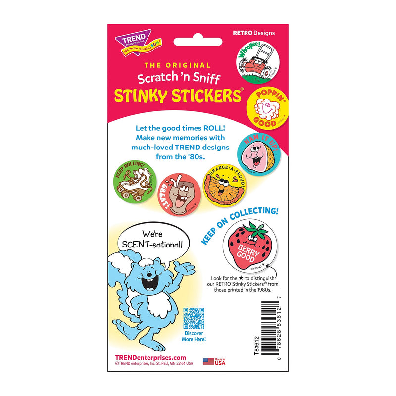 Trend Enterprises Looking Good!/Gumball Scented Stickers, Assorted Colors, 24/Pack, 6 Packs/Bundle (T-83612-6)