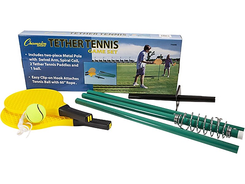 Champion Sports Tether Tennis Set, Assorted Colors (TTGAME)
