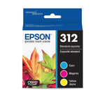 Epson 312 Cyan/Magenta/Yellow Standard Yield Ink Cartridge (T312923-S)