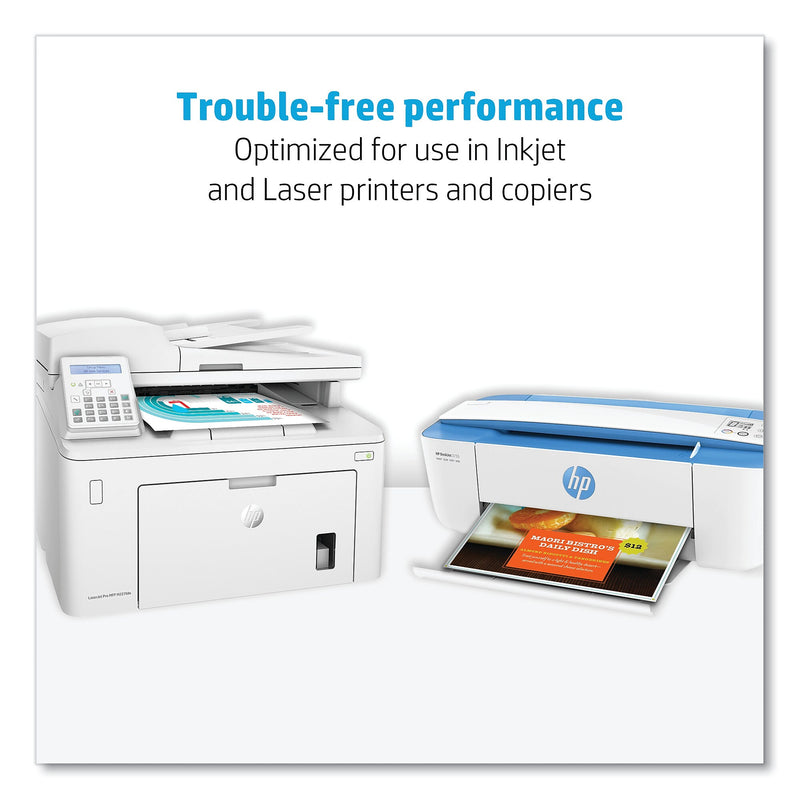HP Papers Premium32, 100 Bright, 32 lb Bond Weight, 8.5 x 11, Extra Bright White, 250 Sheets/Ream, 6 Reams/Carton