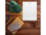 Better Office To-Do List Notepad, 8.5" x 11", Project-Ruled, White/Black, 50 Sheets/Pad (25832)
