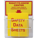 Accuform Signs® Right-to-Know Center, Single Basket, 20" x 15"