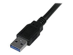 StarTech® 6' Superspeed USB 3.0 Type A Male To Type A Male Cable, Black