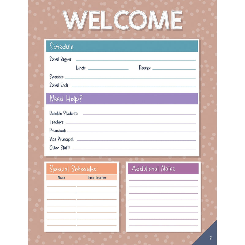 Carson Dellosa Education Crafty and Cool Undated Lesson Planner, 8" x 11", 128 Pages (CD-105056)