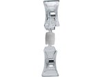 Azar Sign Holder, 0.75" x 3.5", Vertical, Freestanding, Clear, Plastic, 10/Pack (107607)