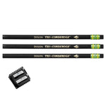 Dixon Tri-Conderoga The World's Most Comfortable Pencil Wooden Pencils, No. 2 Medium Lead, Dozen (22500)