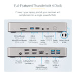 StarTech Dual Monitor Docking Station for Laptops (132N-TB4USB4DOCK)
