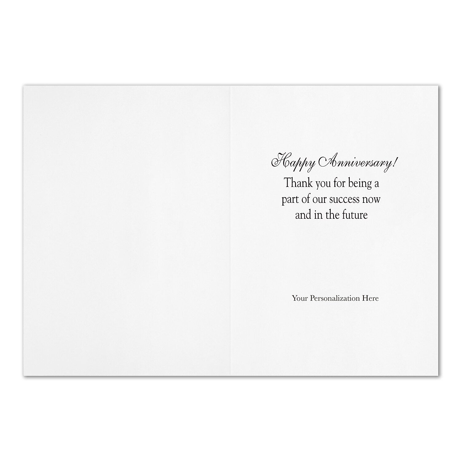 "Happy Anniversary Star" Card w/ Silver Lined White Envelope, 50/BX