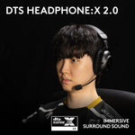 Logitech PRO X 2 LIGHTSPEED Wireless Bluetooth Stereo Gaming Over-the-Ear Headset, 3.5mm, White (981-001268)