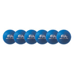 Champion Sports 6" Rhino Skin Foam Dodgeball  Set, Neon Blue, 6/Set (CHSRXD6NBLSET)