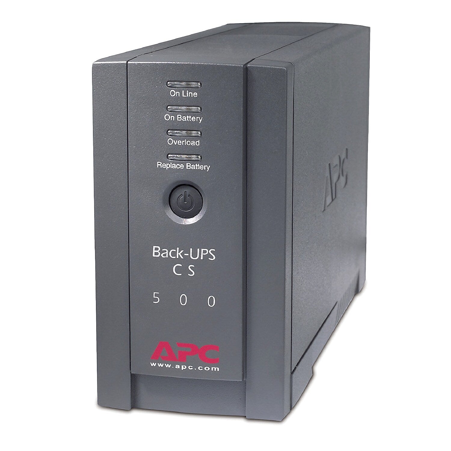 APC Back-UPS 500VA 6-Outlet Standby UPS, Black (073041)