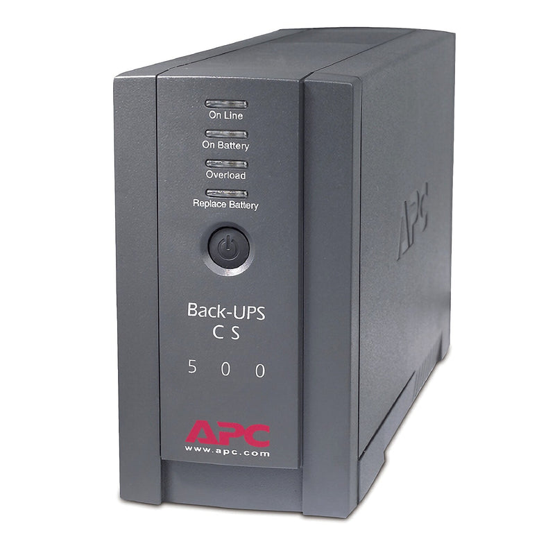 APC Back-UPS 500VA 6-Outlet Standby UPS, Black (073041)
