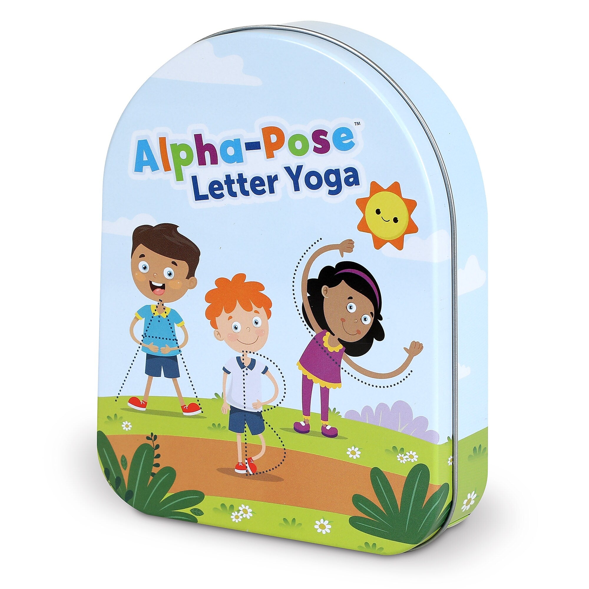 Learning Resources Alpha-Pose Letter Yoga Flash Cards, 26/Pack (LER5579)