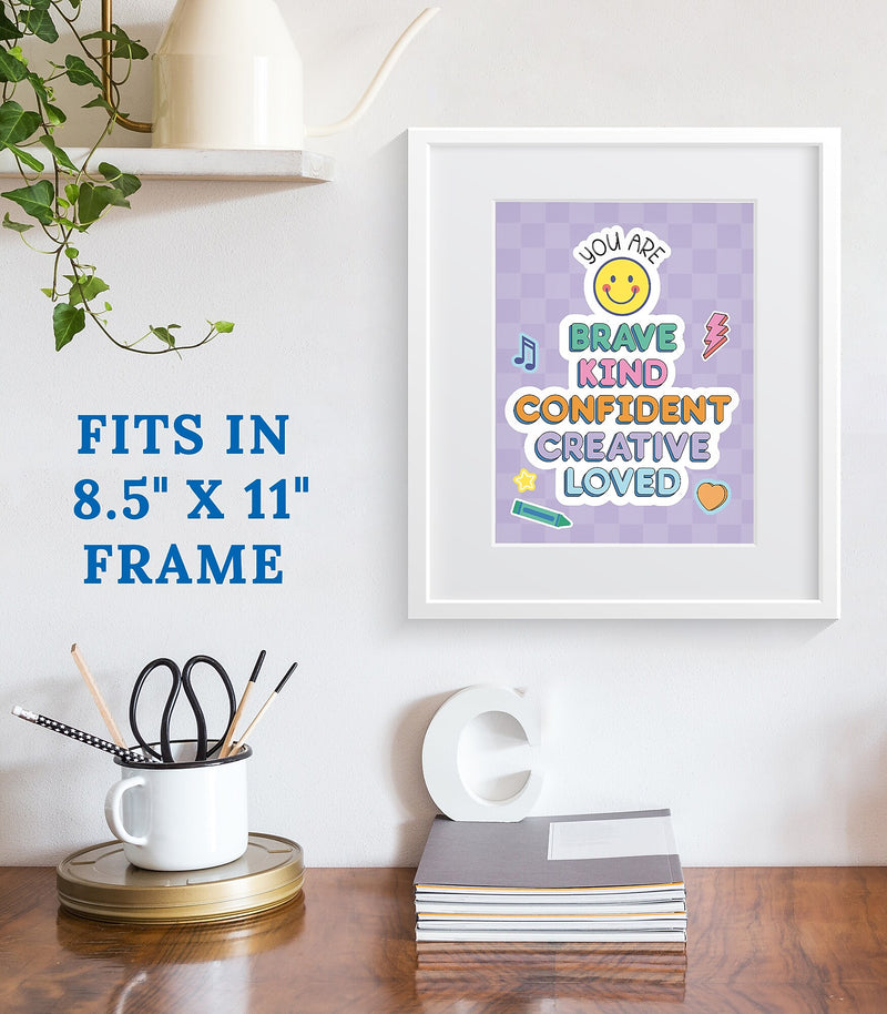 Carson Dellosa Education We Stick Together 8.5" x 11" Decorative Mini Posters 12/pack (106077)