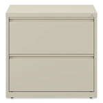 Alera 2-Drawer Lateral File Cabinet, Letter/Legal Size, Lockable, 28"H x 30"W x 18.63"D, Putty (ALEHLF3029PY)