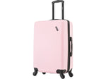 DUKAP Discovery 24" Hardside Suitcase, 4-Wheeled Spinner, TSA Checkpoint Friendly, Pink (DKDIS00M-PNK)