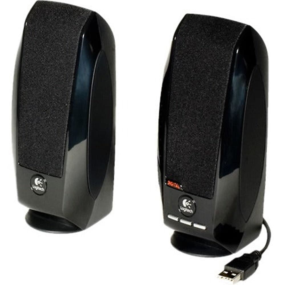 Logitech S150 2.0 Computer Speaker System, Black (980-001004)