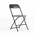 Flash Furniture HERCULES Plastic Folding Chair, Black (LE-L-3-BK-GG)