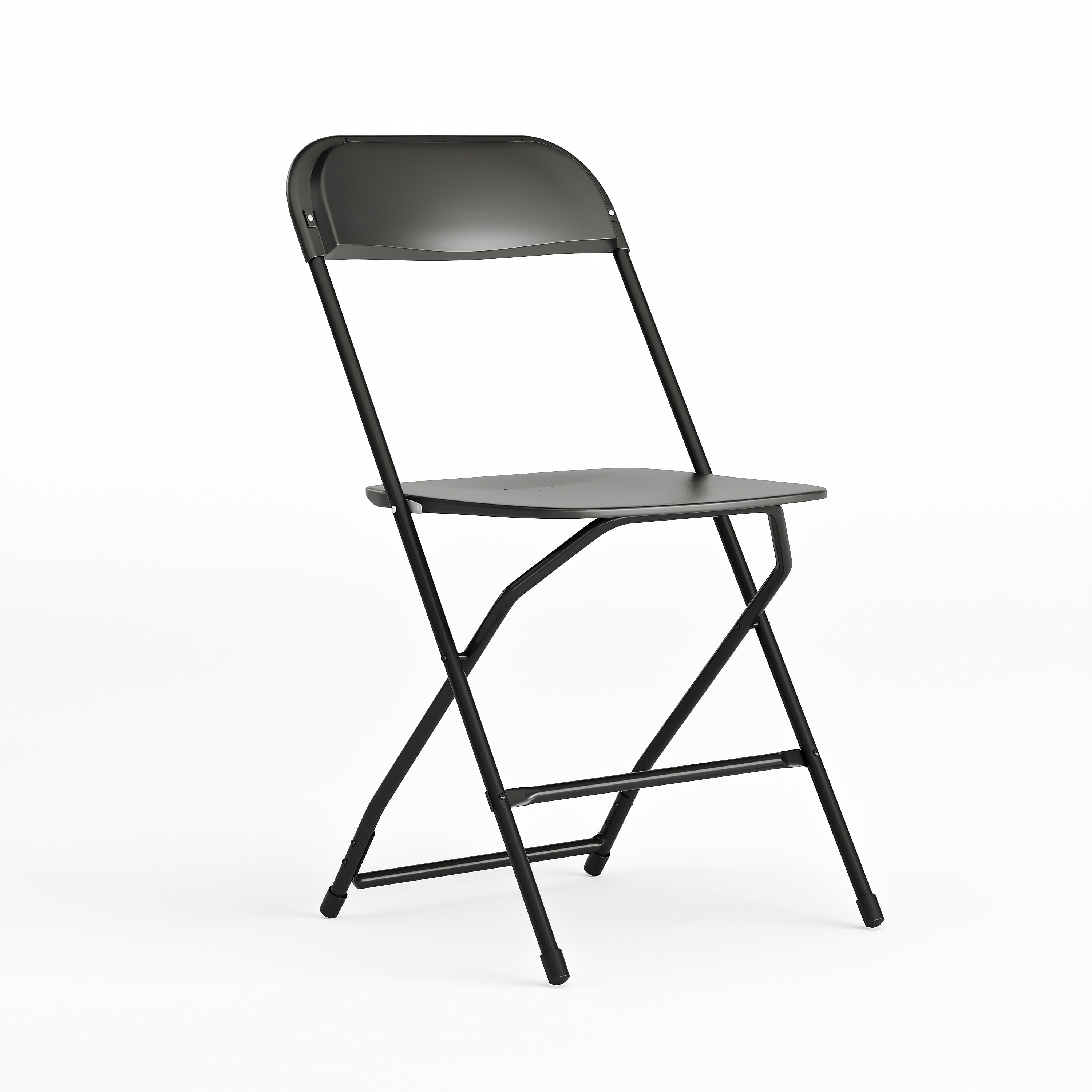 Flash Furniture HERCULES Plastic Folding Chair, Black (LE-L-3-BK-GG)