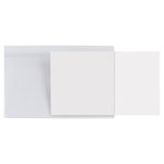 JAM PAPER Plastic Name Tags with Clamp Hook, 3 5/8" x 2 1/4", Clear, 24/Pack (401139014)
