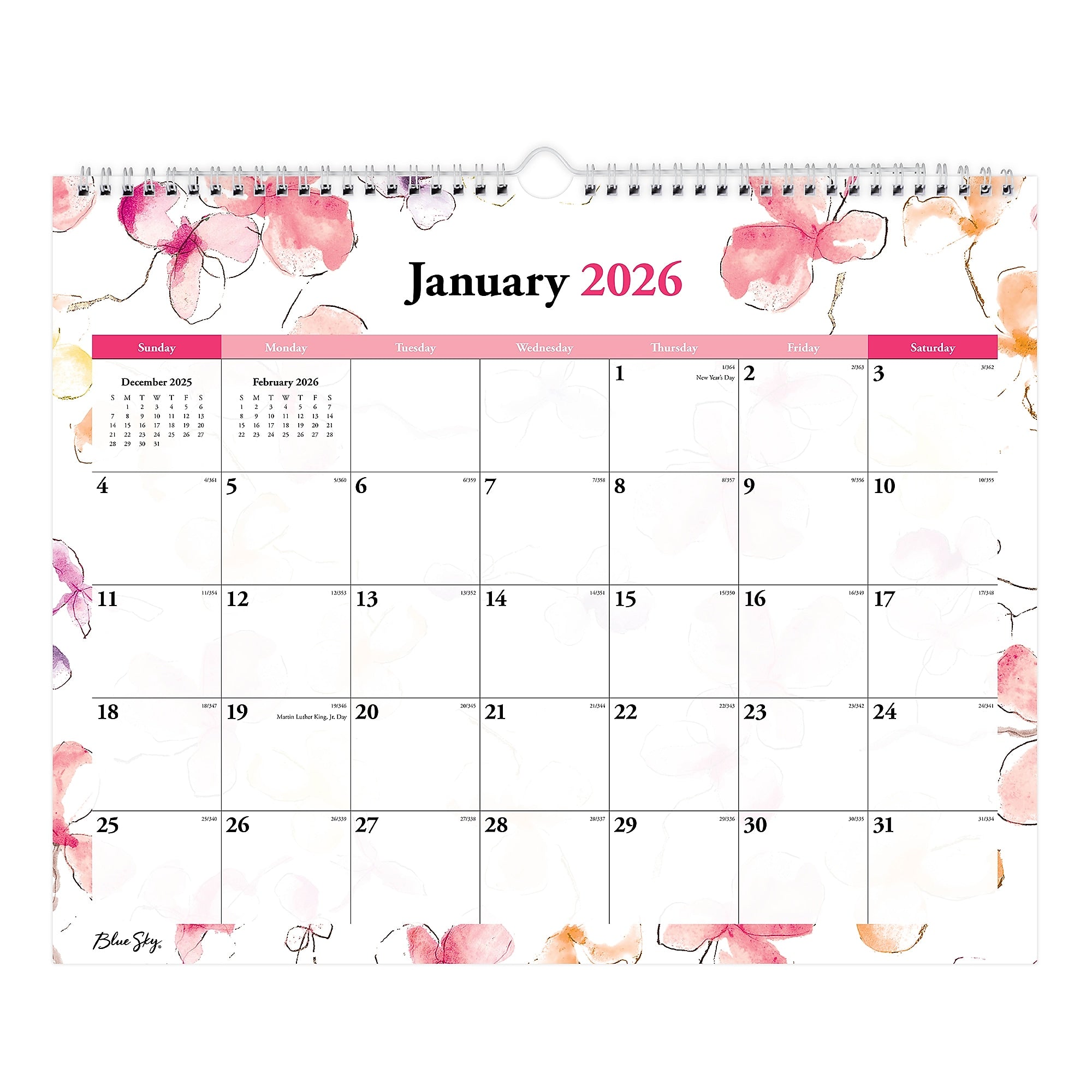 2026 Blue Sky Lindley 15" x 12" Monthly Desk Calendar (117888-26)