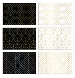 Better Office Cards with Envelopes, 4" x 6", Geometric Patterns, 50/Pack (64557-50PK)