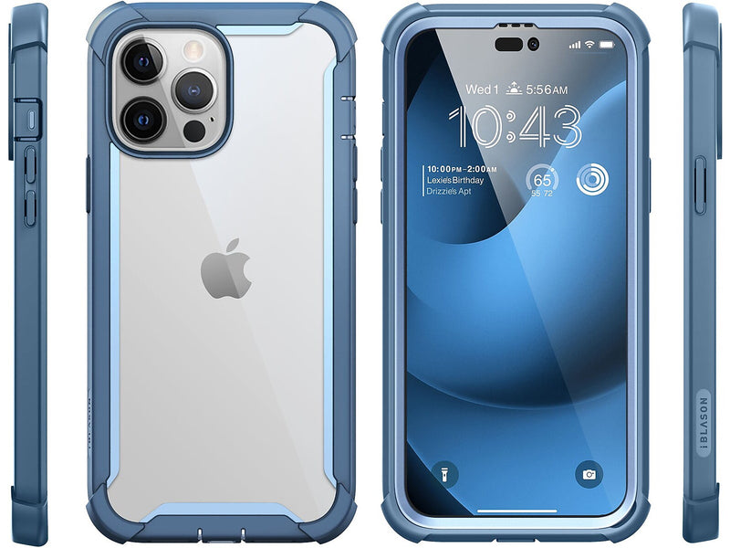 i-Blason Ares Blue Case for iPhone 14 Pro Max (iPhone2022Pro-6.7-Ares-SP-Azure)