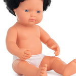 MINILAND Anatomically Correct 15" Baby Doll, Caucasian Boy (MLE31231)