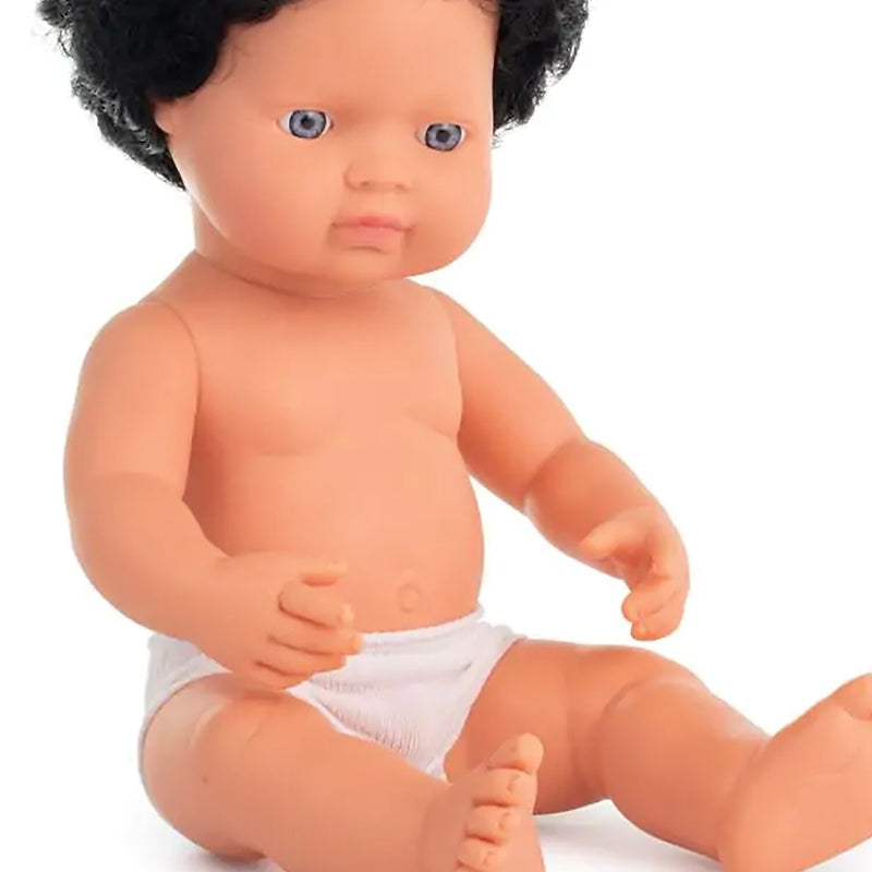 MINILAND Anatomically Correct 15" Baby Doll, Caucasian Boy (MLE31231)
