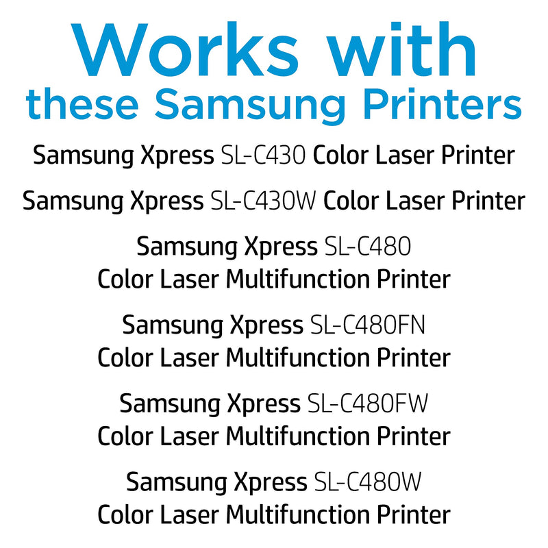 HP C404S Cyan Standard Yield Toner Cartridge, Prints Up to 1,000 Pages (ST970A)