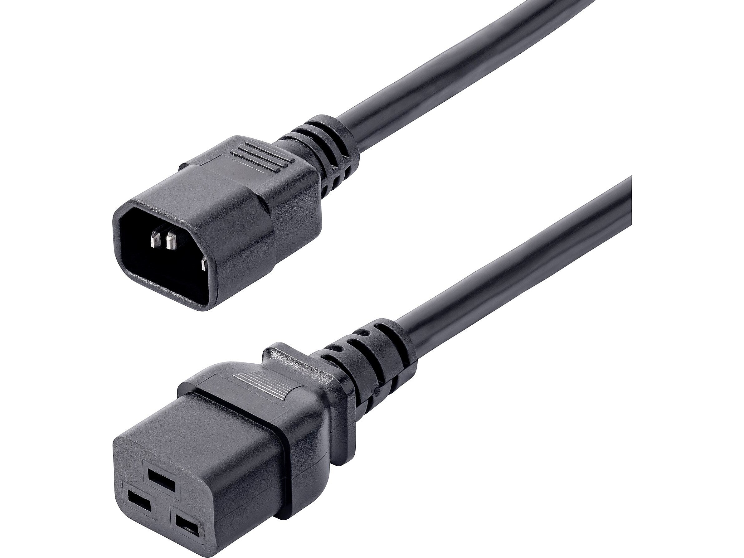 StarTech 6' C14 to C19 Power Cable, Male to Female, Black (PXTC14C19146)