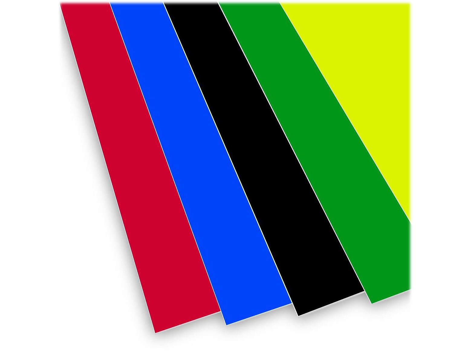 Flipside Foam Displays, 2.5' x 2', Assorted Colors, 10/Carton (20320)