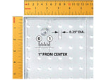 Azar Pegboard 10-Pocket Wall Brochure Holder, 24" x 24", Clear (700680)