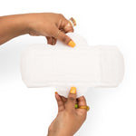 Aunt Flow Regular Cotton Maxi Pads with Wings, 250/Case (PADS-ORG-UNVL-250)
