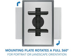 Mount-It! Full 360-Degree Rotation TV Mount, 110 lbs. Max. (MI-1246F)
