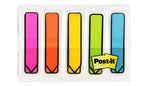 Post-it Arrow Flags, .47" Wide, Assorted Colors, 100 Flags/Pack (684-ARR2)