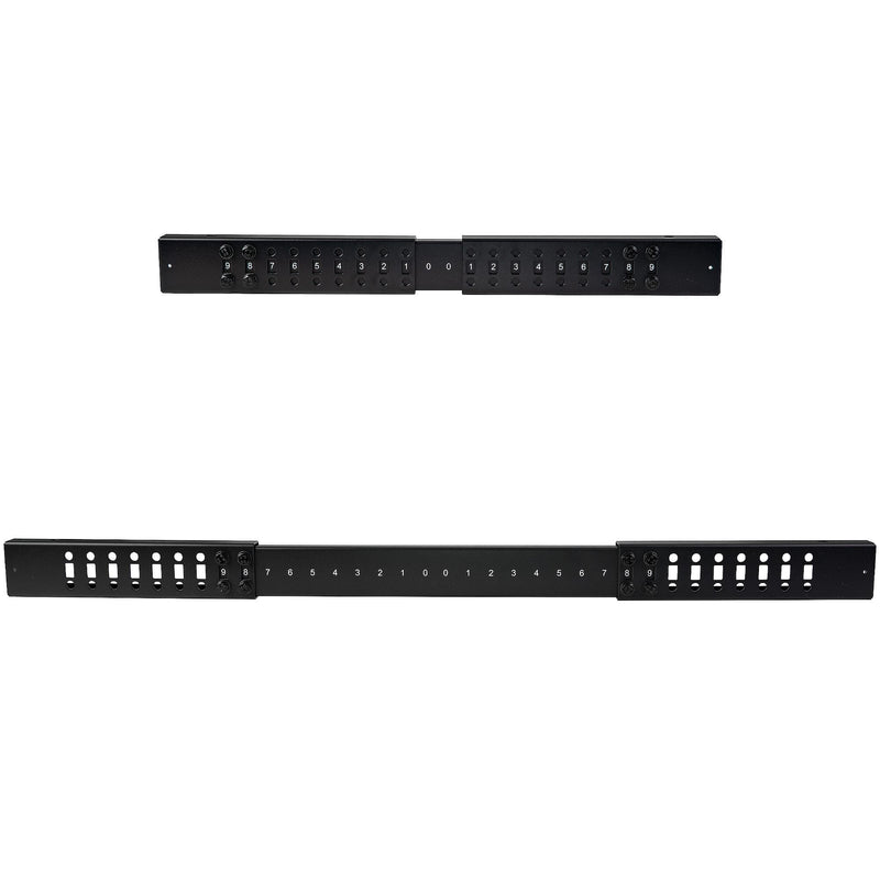 StarTech.com 4-Post Mobile Open Frame 8U Server Rack, Black, (4POSTRACK8U)