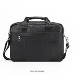 SaharaCase Leather Briefcase, Laptop Compatible, Black (LT00081)