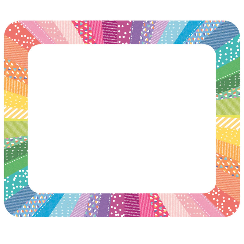 Carson Dellosa Crafty and Cool School Name Tags, 3" x 2.5", 40/Pack (150094)