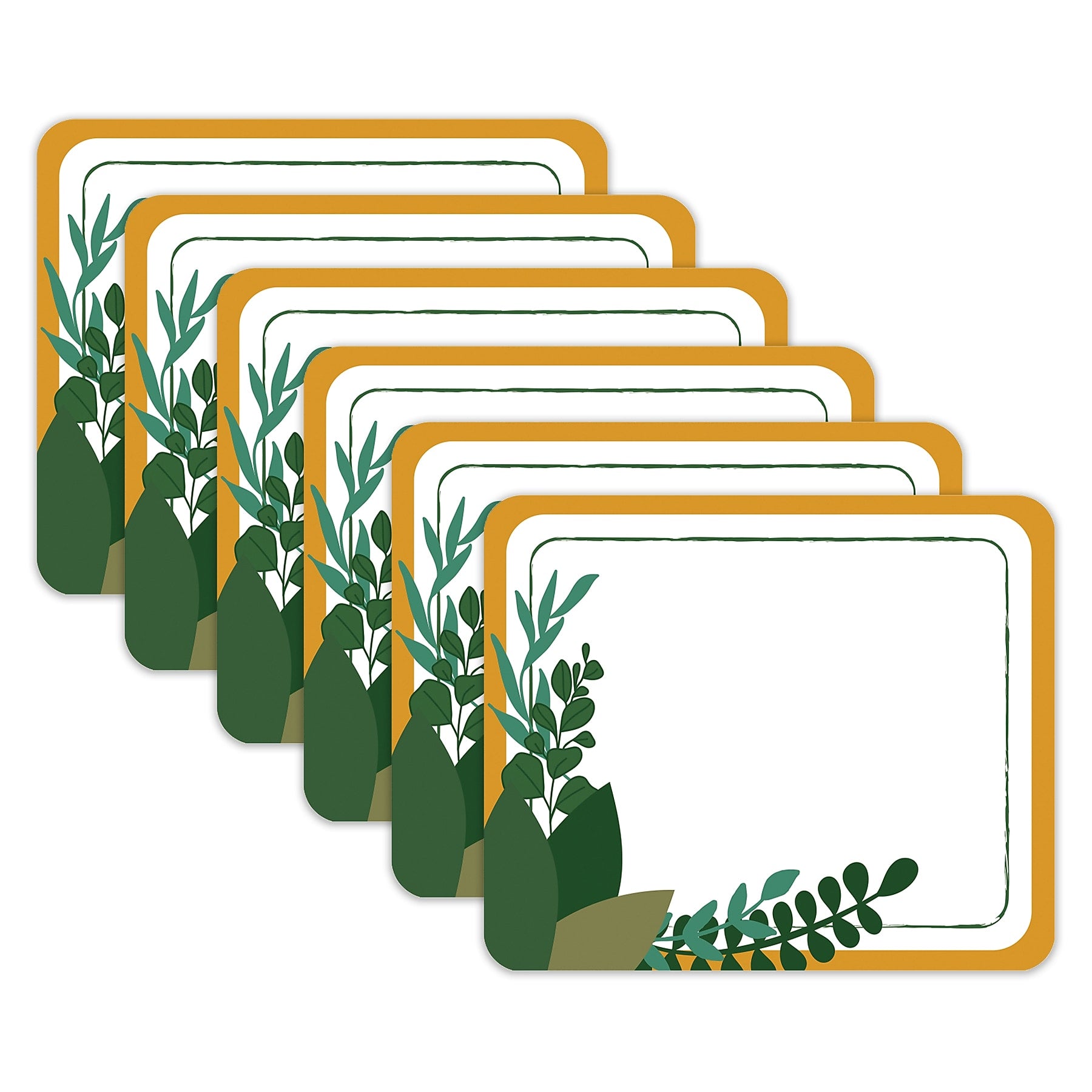 Carson Dellosa Education Grow Together School Name Tags, 3" x 2-1/2", 40/Pack, 6 Packs/Bundle (CD-150088-6)