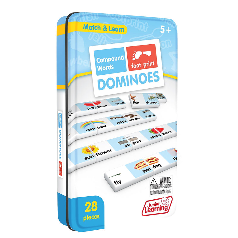 Junior Learning Compound Words Match & Learn Dominoes, 2/Bundle (JRL668-2)