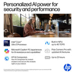 HP OmniBook 7 Flip 16" FHD 2-in-1, Copilot+ PC, Intel Core Ultra 5, 16GB RAM, 512GB SSD,+ 23 hours battery, Windows 11 Home