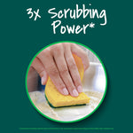 Scotch-Brite Heavy Duty Sponge with Scrubber, Green/Yellow, 6 Sponges/Pack (426)