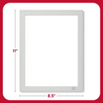TRU RED Melamine Dry-Erase Whiteboard, Aluminum Frame, 8.5" x 11" (TR62580)